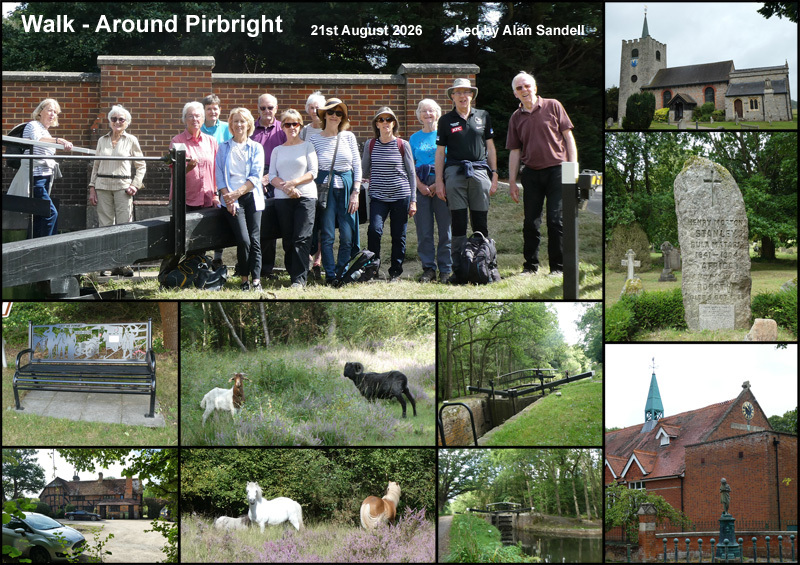 Walk - Around Pirbright - 21st August 2024